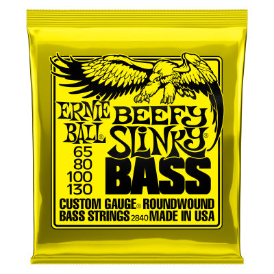 Ernie Ball 2840EB BASS BEEFY SLINKY 65-130