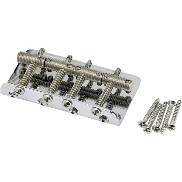 Fender Vintage-Style Bass Bridge Assembly - Nickel