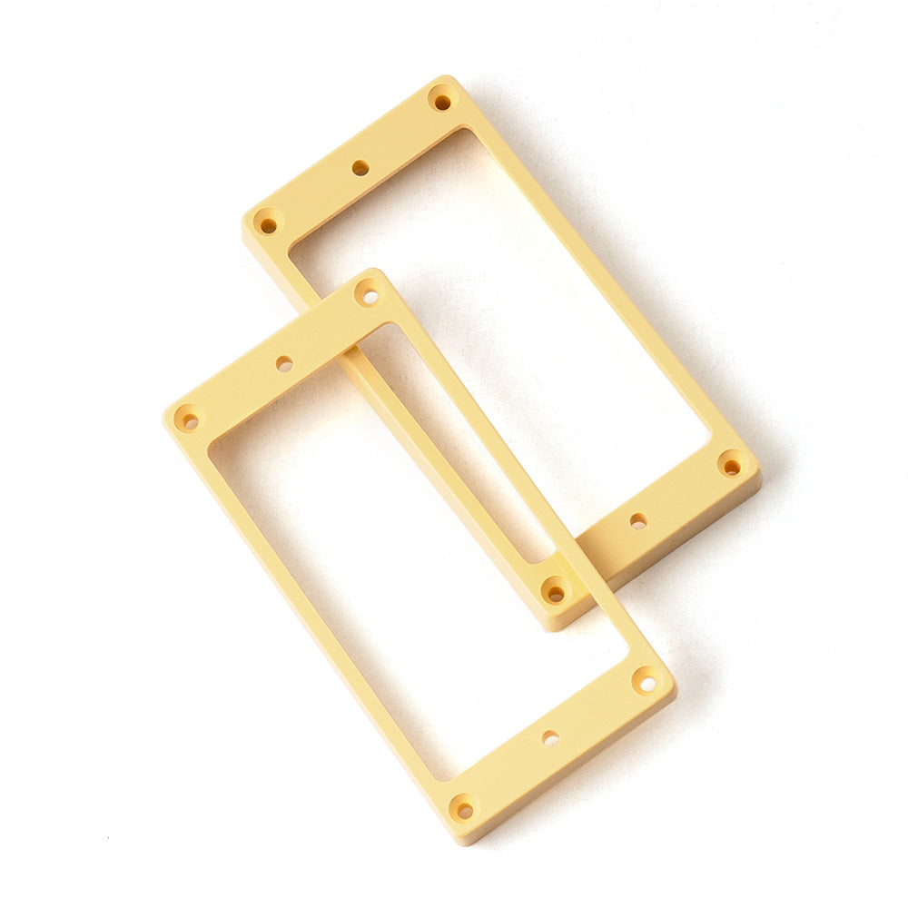 PRS SE Humbucker Pickup Rings (2-Pack) - Slant, Crème (Stoptail Equipped)