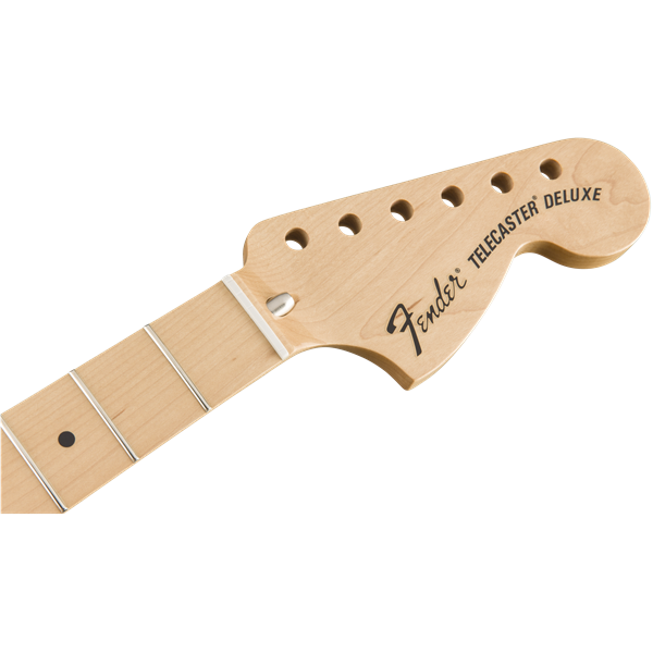 Fender Classic Series '72 Tele Deluxe Neck, 3-Bolt Mount, 21 Vintage-Style Frets - Maple Fingerboard - Natural