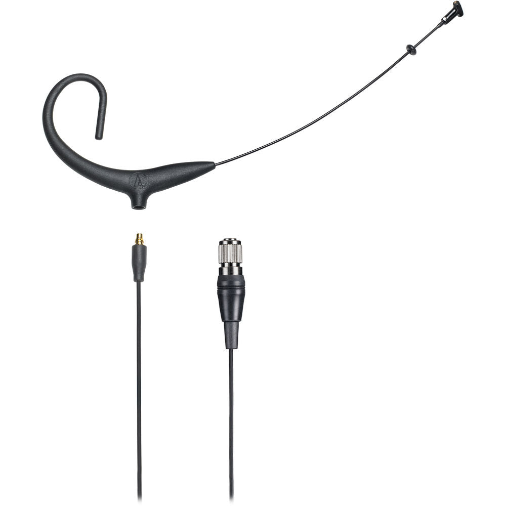Audio-Technica BP894xcH MicroSet Cardioid Condenser Headworn Microphone and Detachable Cable (Black, 4-Pin Hirose cH-Style)
