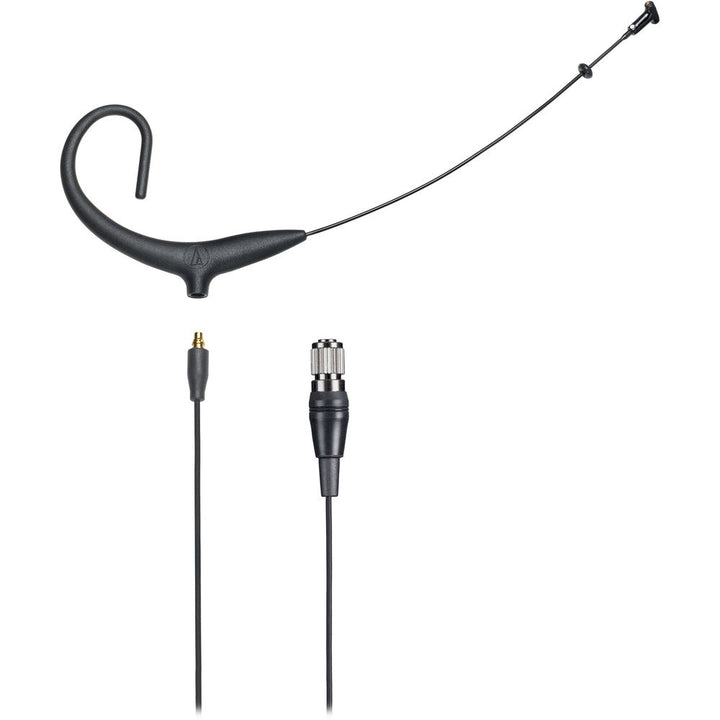 Audio-Technica BP894xcH MicroSet Cardioid Condenser Headworn Microphone and Detachable Cable (Black, 4-Pin Hirose cH-Style)