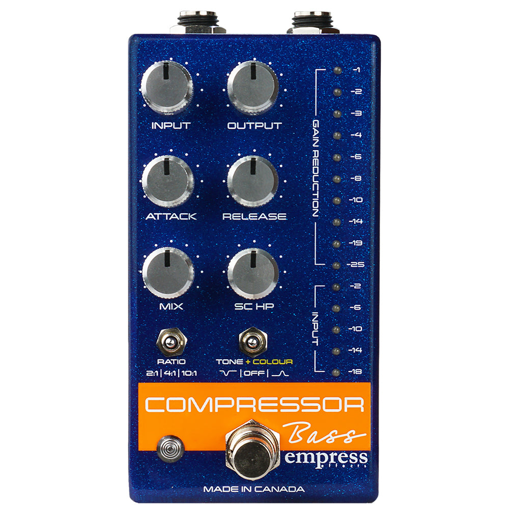 Empress Effects Bass Compressor Guitar Pedal