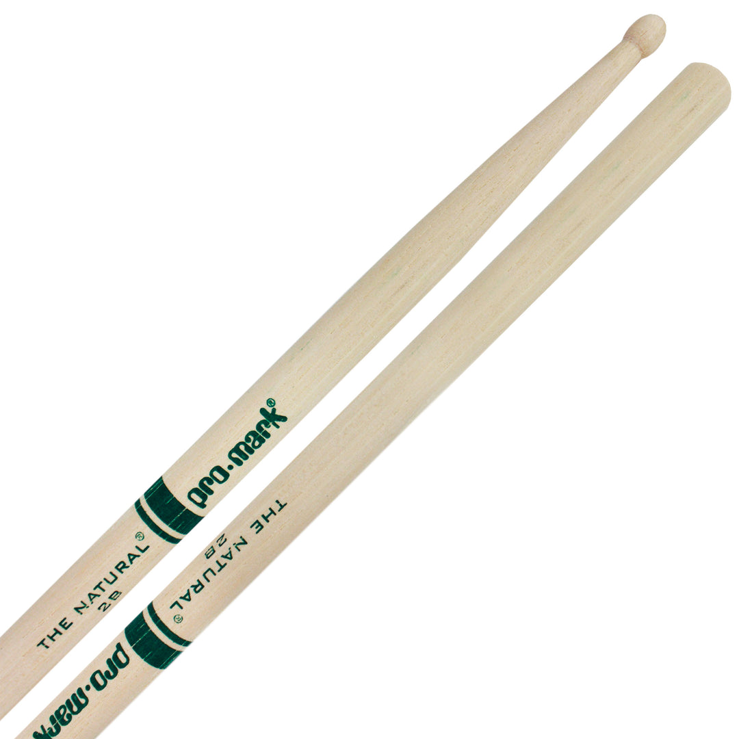 Promark TXR2BW-Promark American Hickory  Wood Tip Drumsticks