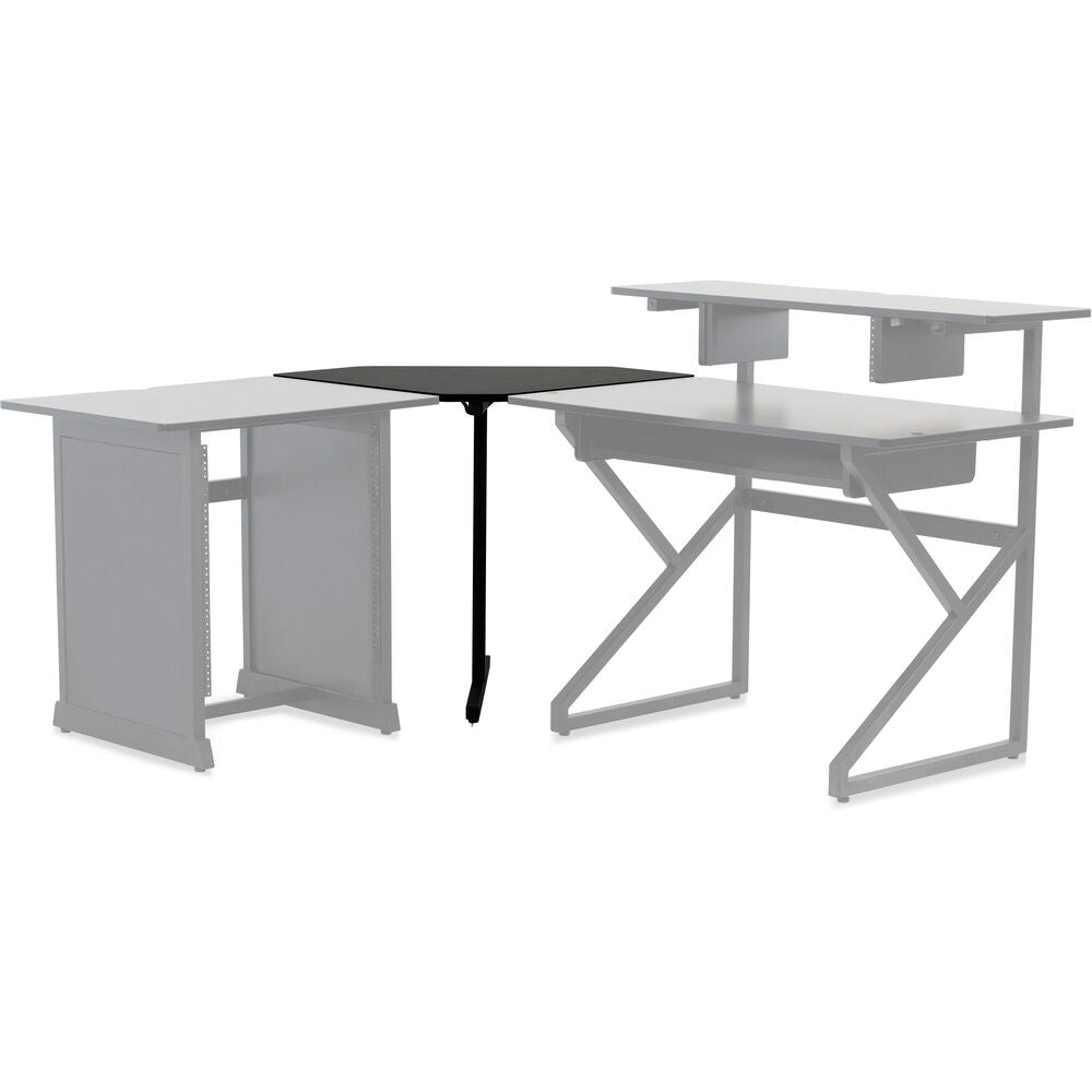 Gator Content Creator Furniture Series Corner Desk Section - Black