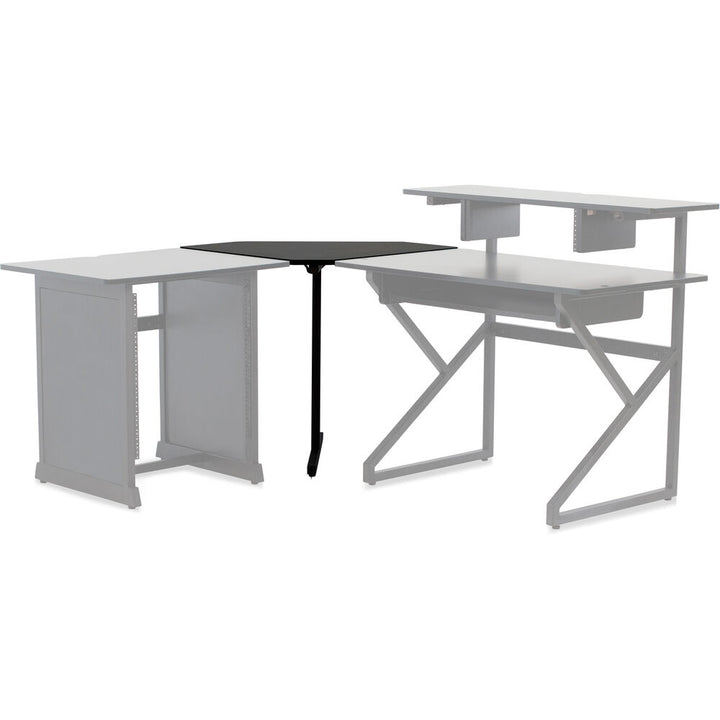 Gator Content Creator Furniture Series Corner Desk Section - Black