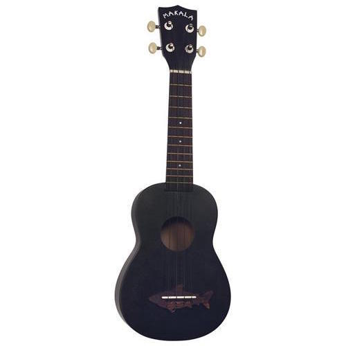 Kala Makala Soprano Shark Ukulele - Black