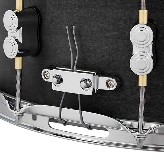 PDP Concept Series Black Wax Maple Snare, 7x13, Satin Black w/Chrome Hardware