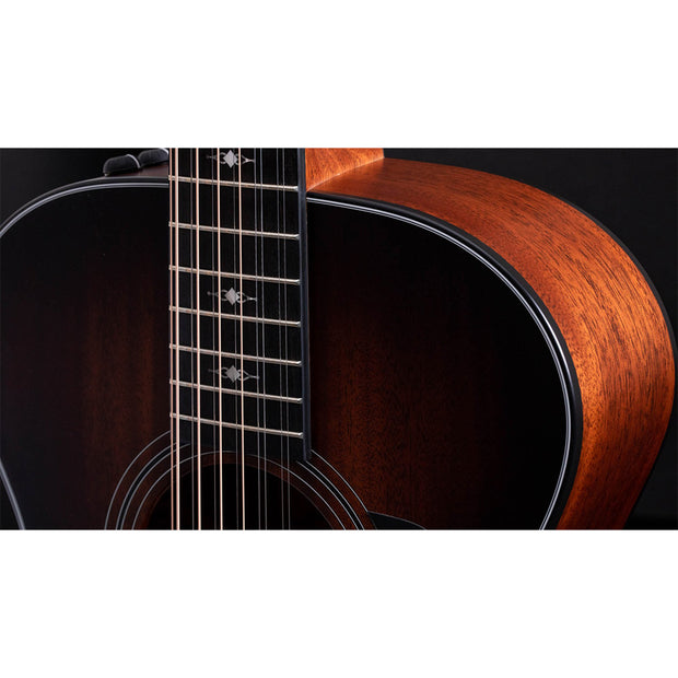 Taylor Guitars 362ce, West African Crelicam Ebony Fretboard, Expression System ® 2 Electronics, Venetian Cutaway with Taylor Deluxe Hardshell Brown Case