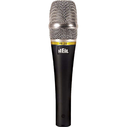 Heil PR 20 SUT Handheld Cardioid Dynamic Microphone with On/Off Switch (Stainless Steel Grille)