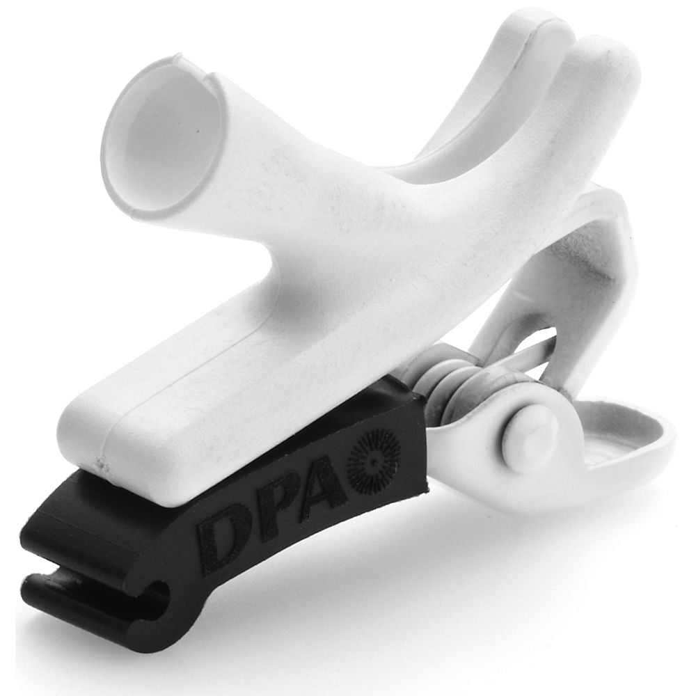 DPA Microphones SCM0017 Curved Clip for 4060 Series Lavalier Microphones - White