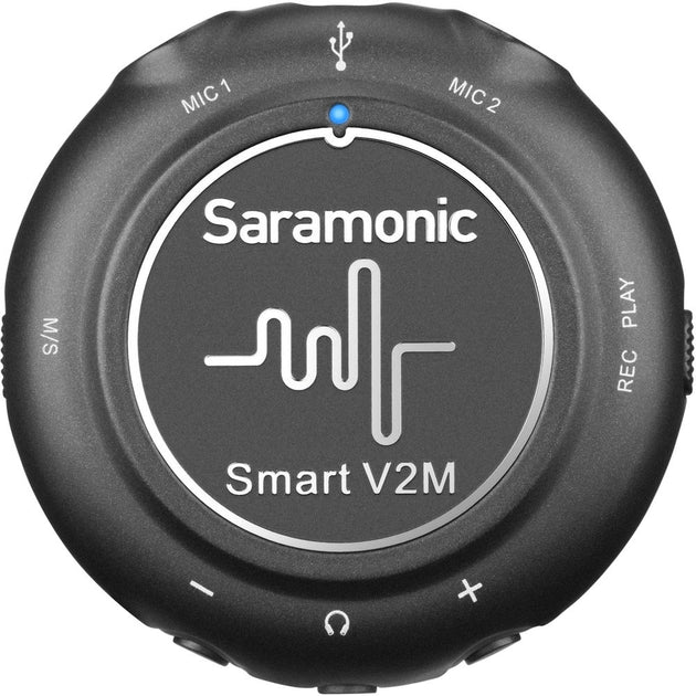 Saramonic Smart V2M Portable Audio Interface with Two Omnidirectional ...