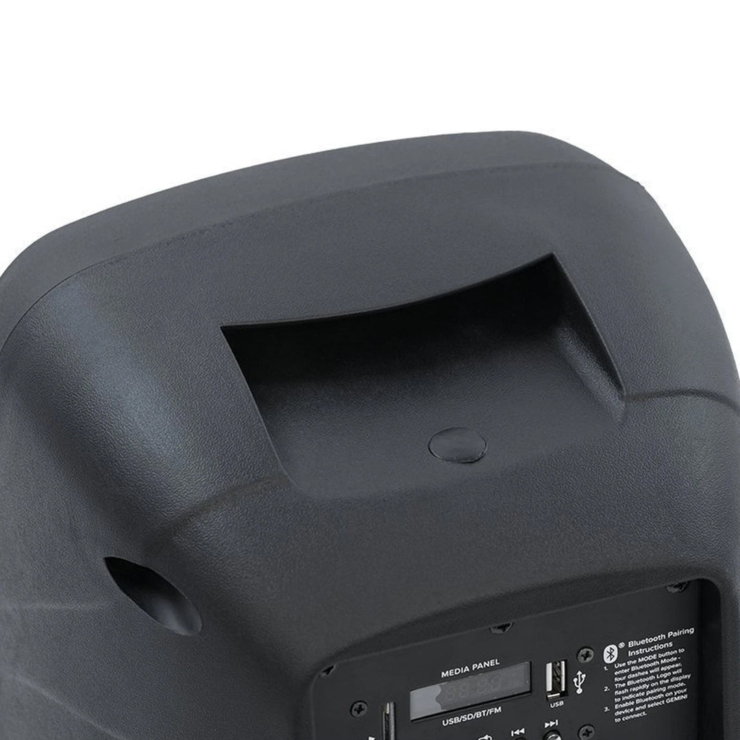 Gemini AS-08TOGO Mobile PA System with Bluetooth Wireless Technology - 8”