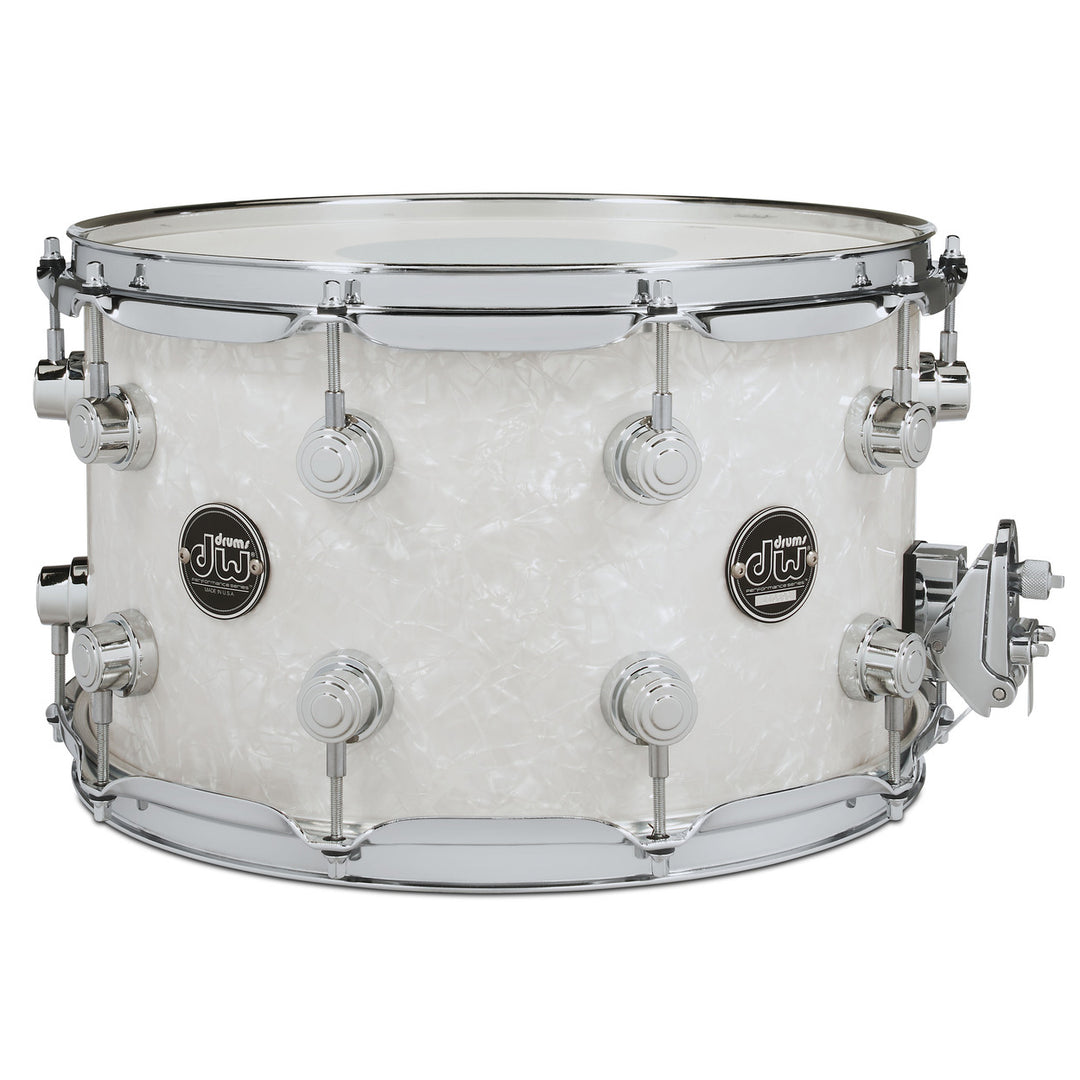 DW Performance Series Snare Drum 8x14 Finish Ply - White Marine
