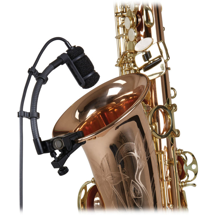 Audio-Technica ATM350 Cardioid Condenser Instrument Microphone 5” Gooseneck w/ Universal Mount