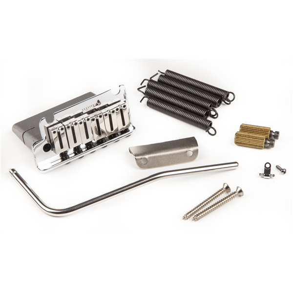 Fender American Deluxe Stratocaster Bridge Assembly ('86-Present) (Left-Hand) - Polished Chrome