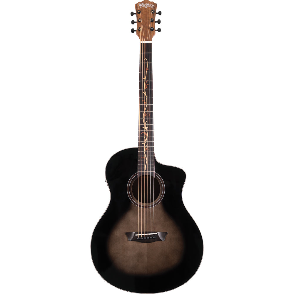 Washburn BTS9VCECH-D Bella Tono Studio w/Cutaway/Pickup,Select Spruce Top, Select Figured Walnut Back & Sides