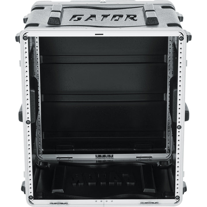 Gator GR-12L 12U Polyethylene 19'' Rack, 19.5'' Deep, Locking Lids