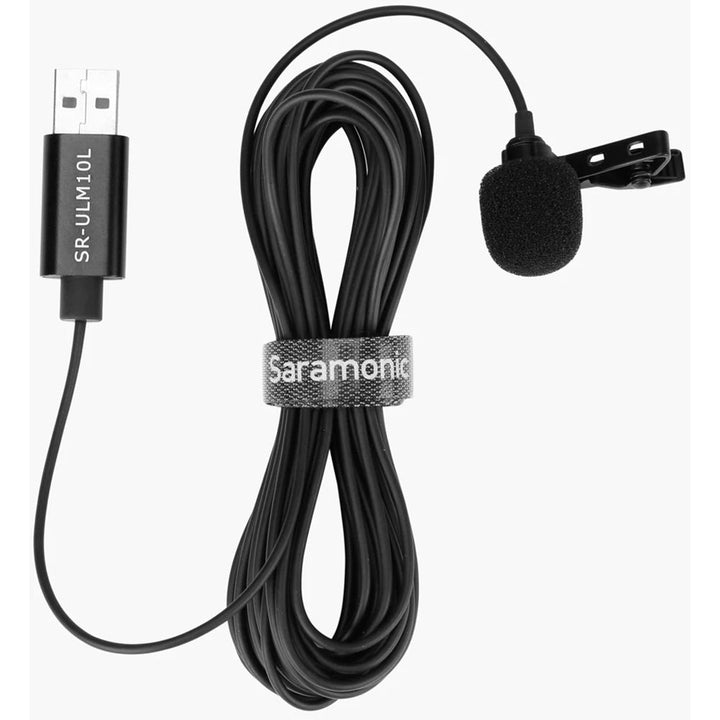 Saramonic SR-ULM10L Omnidirectional USB Lavalier Microphone - 19.7’ Cable