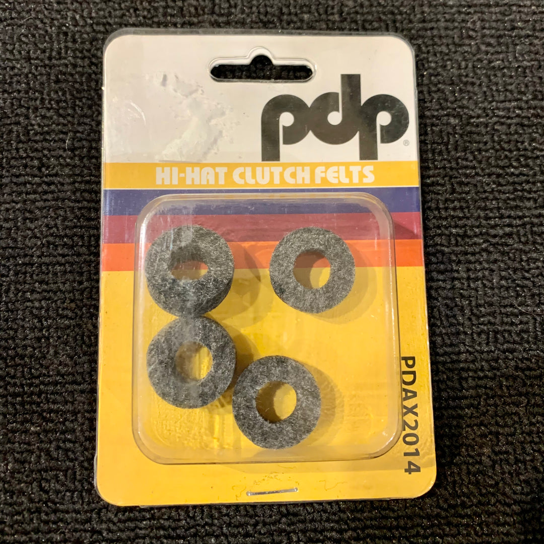 PDP PDAX2014 Felts for Hi-Hat Clutch (4-Pack) - Black