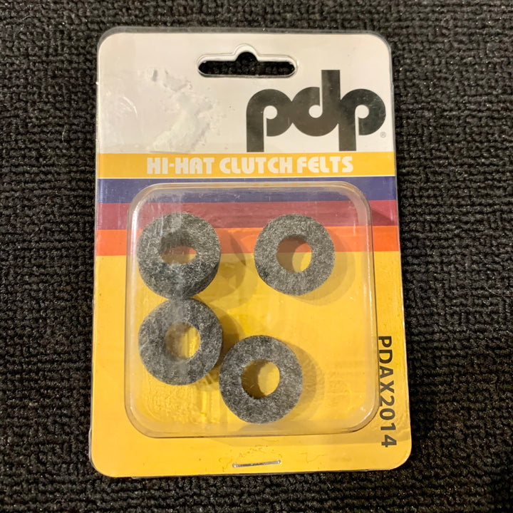 PDP PDAX2014 Felts for Hi-Hat Clutch (4-Pack) - Black