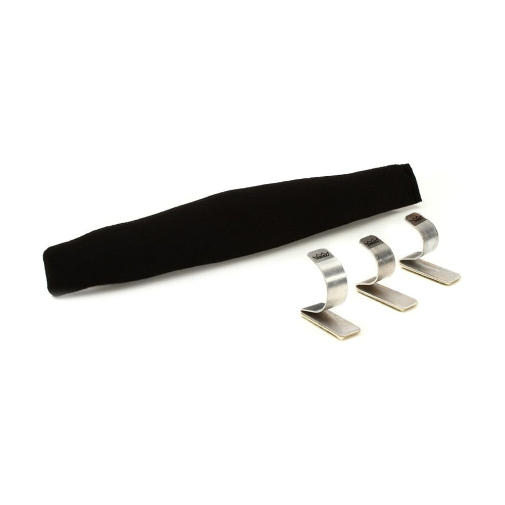 Remo HK-MUFF-18 - Hardware Pkg For 18'' Drum Bass Muffle Strip, Black