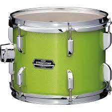 Tama ST52H5CLGS- Stagestar 5-pc Drum Kit W/ Hardware, Throne, Cymbals. Complete Set - Lime Green Sparkle