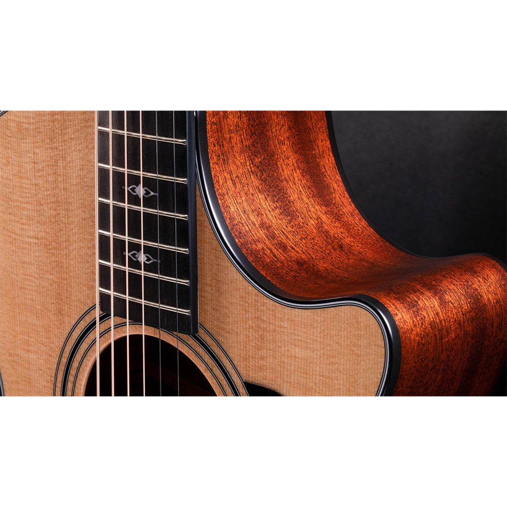 Taylor Guitars 312ce 12-Fret Grand Concert Spruce/Sapele Acoustic-Electric Guitar w/ Case