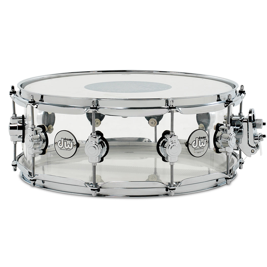 DW Design Series Snare Drum 5.5x14 Acrylic - Clear Acrylic