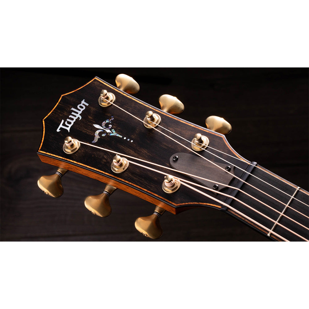 Taylor Guitars Builder's Edition 912ce WHB, Indian Rosewood Back and Sides, West African Crelicam Ebony Fretboard, Expression System ® 2 Electronics, Beveled Cutaway with Taylor Deluxe Hardshell Brown Case