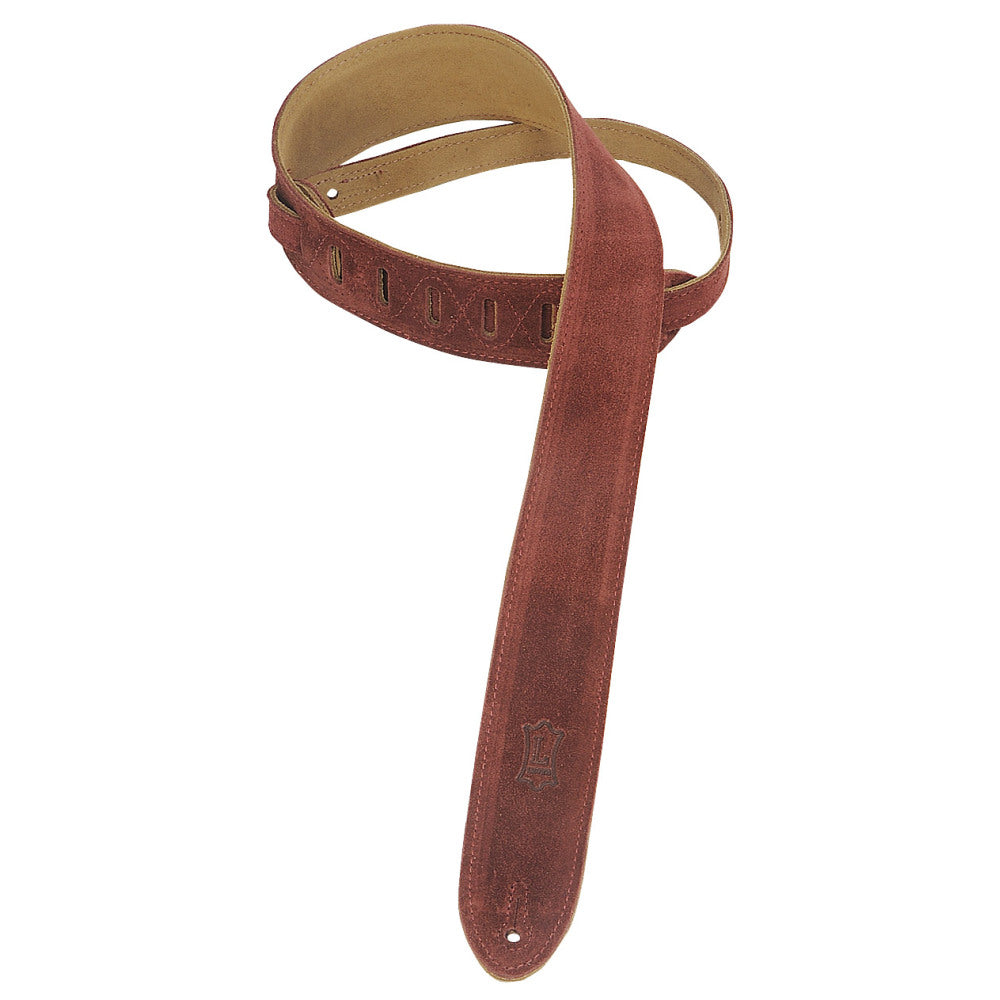 Levy's MS12-BRG Suede Leather Guitar Straps