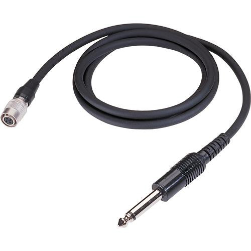 Audio-Technica AT-GcW Instrument Input Cable with 1/4” Phone Plug