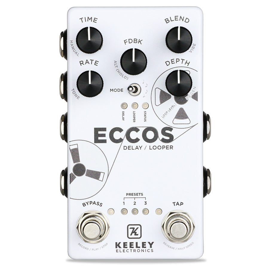 Keeley ECCOS Delay Looper Guitar Pedal