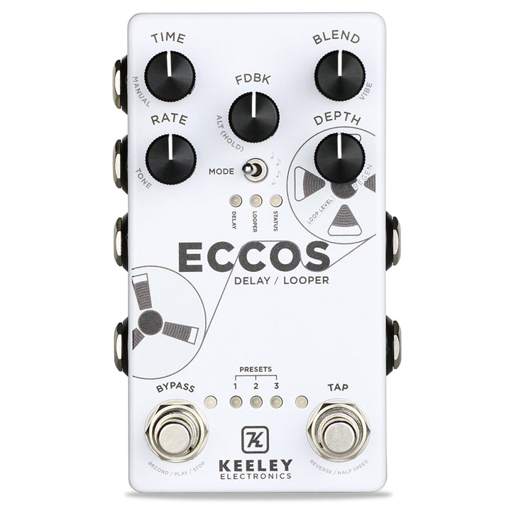 Keeley ECCOS Delay Looper Guitar Pedal