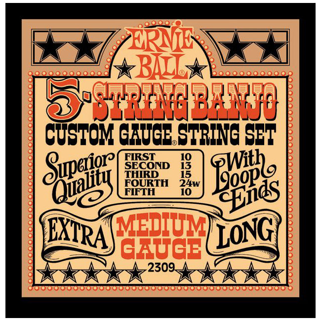Ernie Ball 2309EB 5-STRING BANJO LOOP MEDIUM 10-10