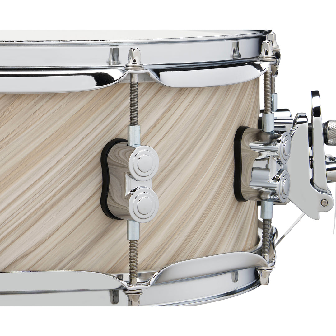 PDP Concept Maple Finish Ply 5.5x14 Snare Drum w/ Chrome Hardware - Twisted Ivory