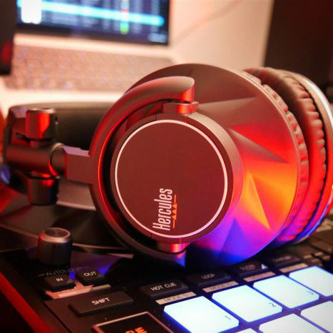 Hercules HDP DJ60 Closed-Back Over-Ear DJ Headphones