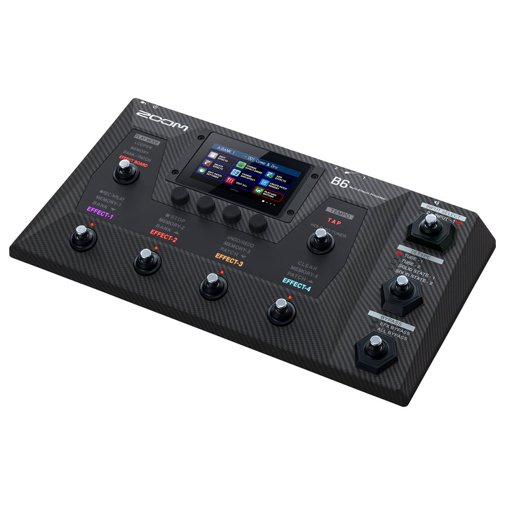Zoom B6 Bass Guitar Multi-Effects Processing Pedal