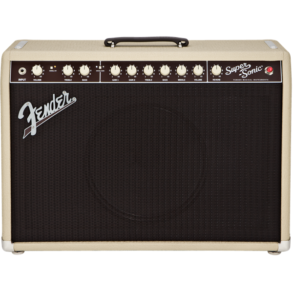 Fender Super-Sonic 22 Combo (Blonde and Oxblood)