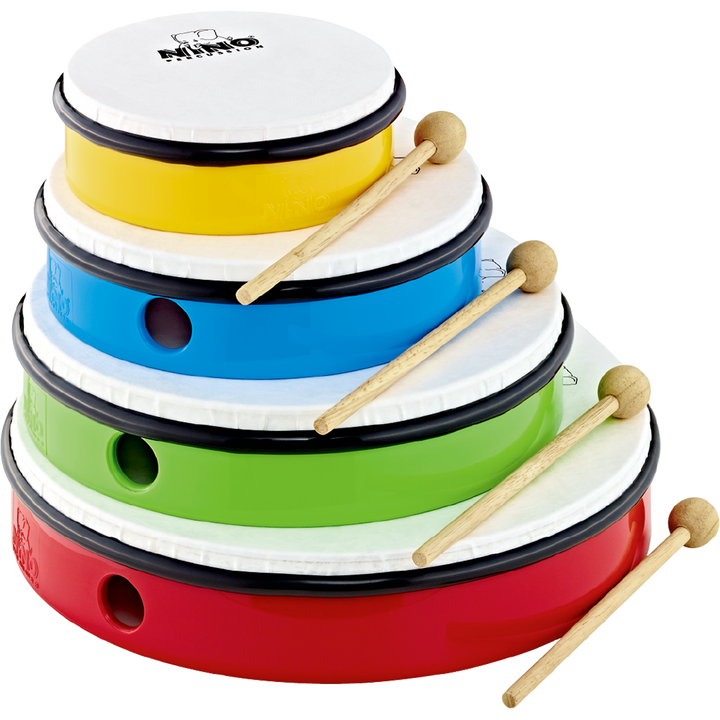 Nino Percussion NinoSet6- Nino Hand Drum Set 5 Pieces, Inc Bag