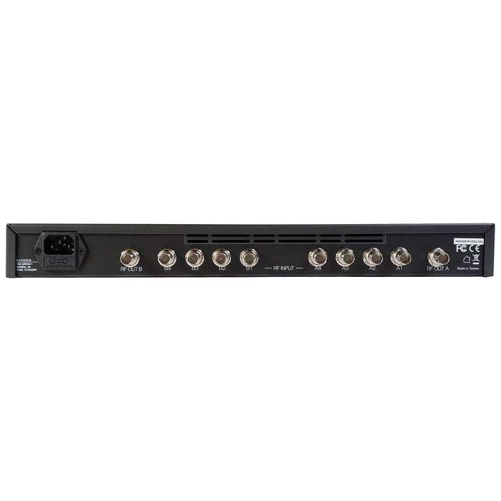 RF Venue 4 ZONE Antenna Combiner for Wireless Microphones