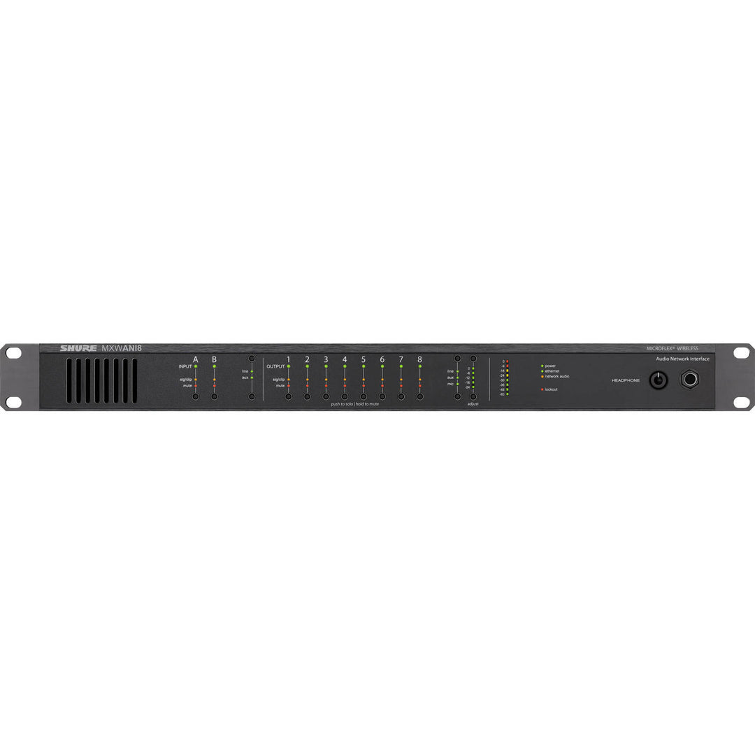 Shure MXWANI8 Audio Network Interface - 8 Channels