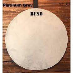 Big Fat Snare Drum SUEDE-PGY-14-The Millionaire Suede Drum Head ''Platinum Grey''