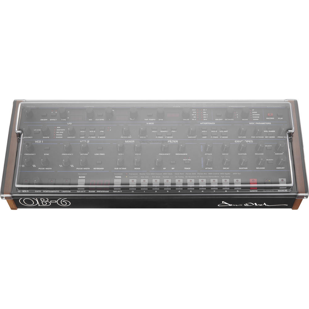 Decksaver Dust Cover for Dave Smith Instruments OB-6 Desktop Synth