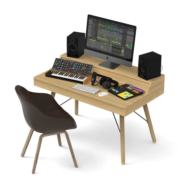 Glorious Vintage Music Station Hybrid Combo DJ Table / Studio Workstation