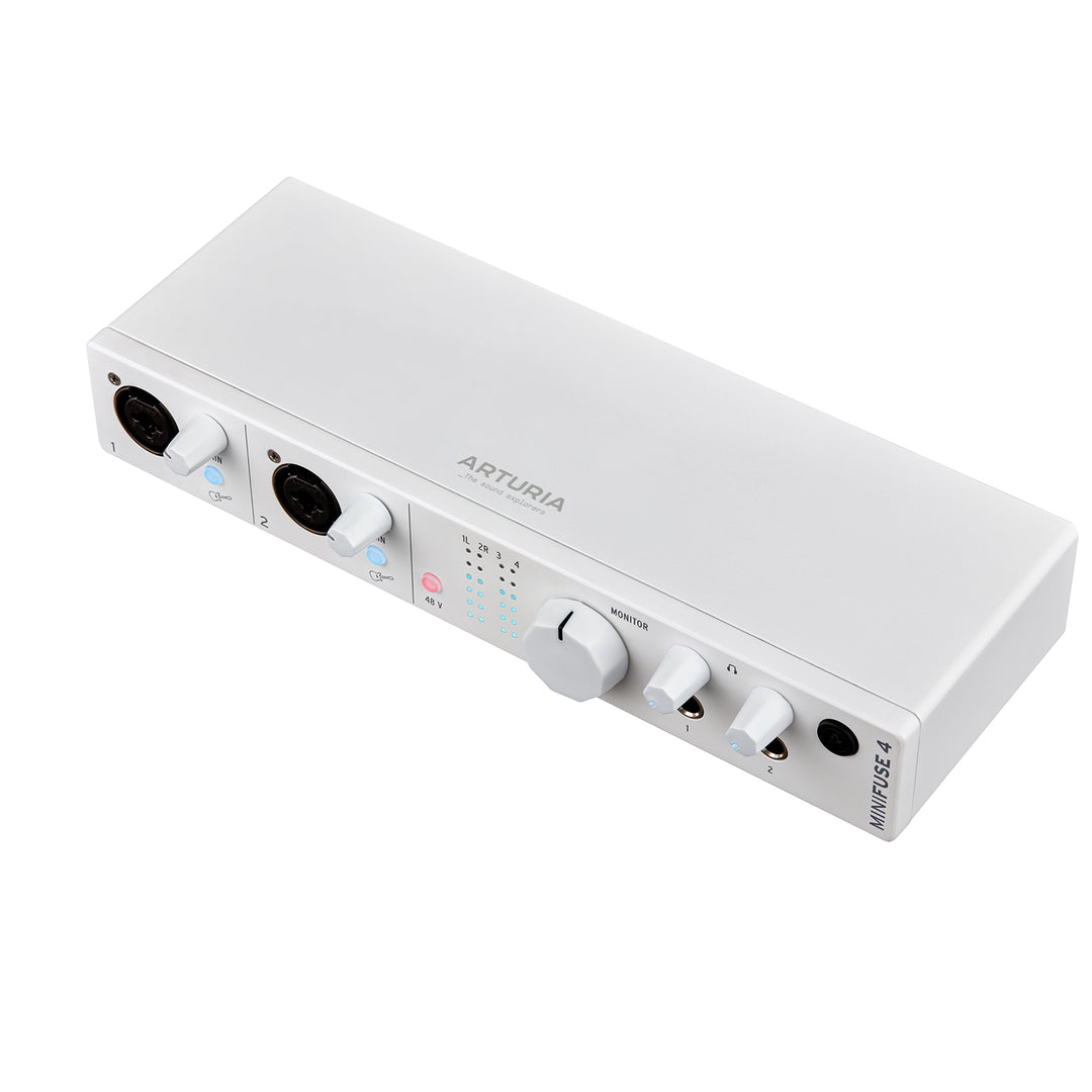 Arturia MiniFuse 4 Portable 4-Channel USB Audio Interface - White