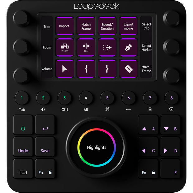 Loupedeck CT Creative Tool Precision Editing Console for Creative Professionals