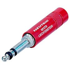 Neutrik NP3TB-R Red Longframe Phone Plug