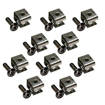 Gator GA-10 Package of 10 heat treated bolts and nut clips for OLD Gator racks (non-”L” versions).