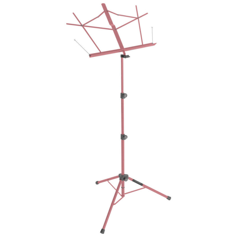On-Stage SM7222 Tripod-Base Sheet Music Stand with Bag - Pink
